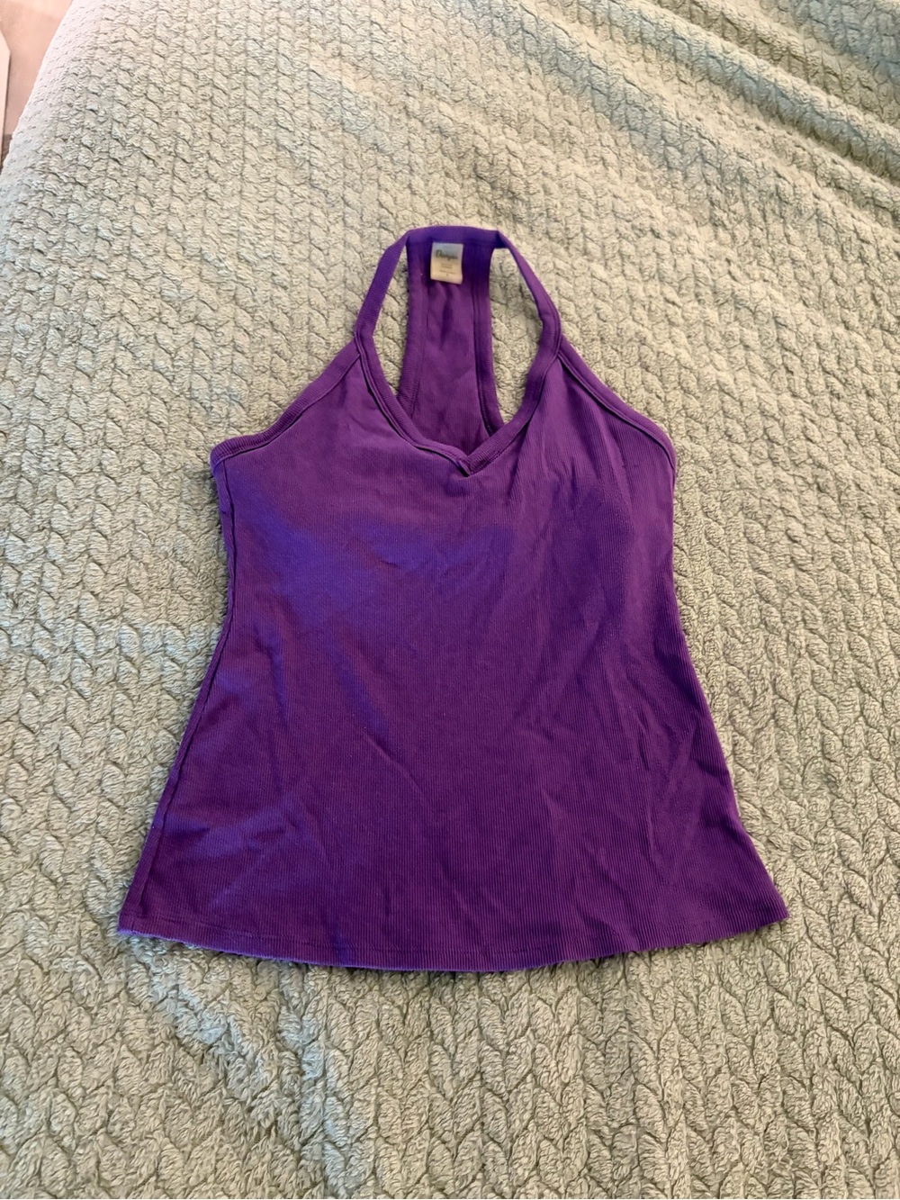Women’s Racerback Tank Top — Purple & Red - Picture 3 of 5